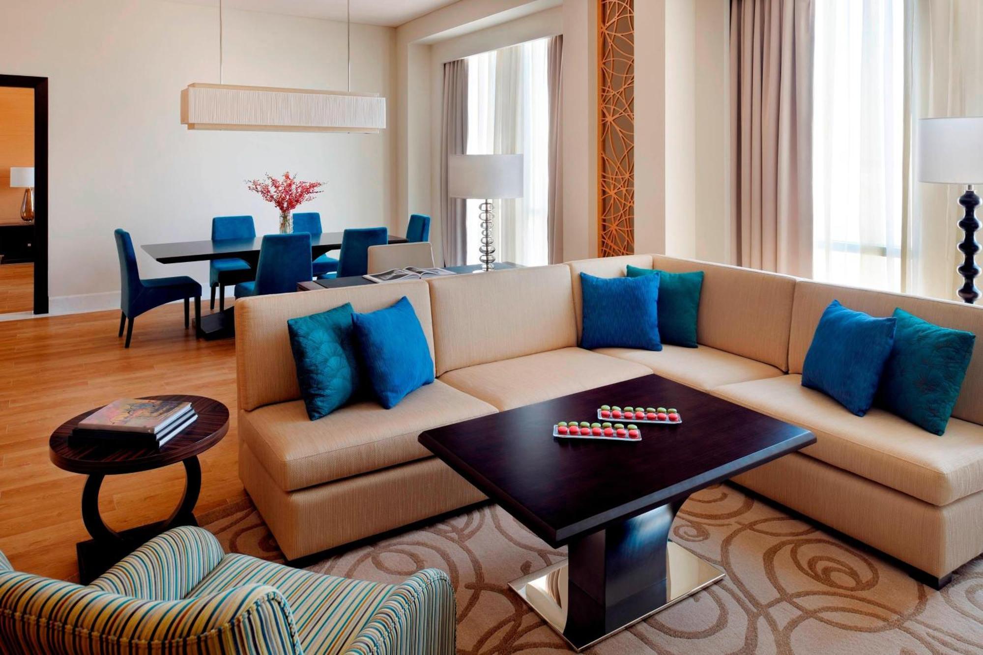 Marriott Hotel Al Jaddaf, Dubai Exterior foto A living room at the hotel