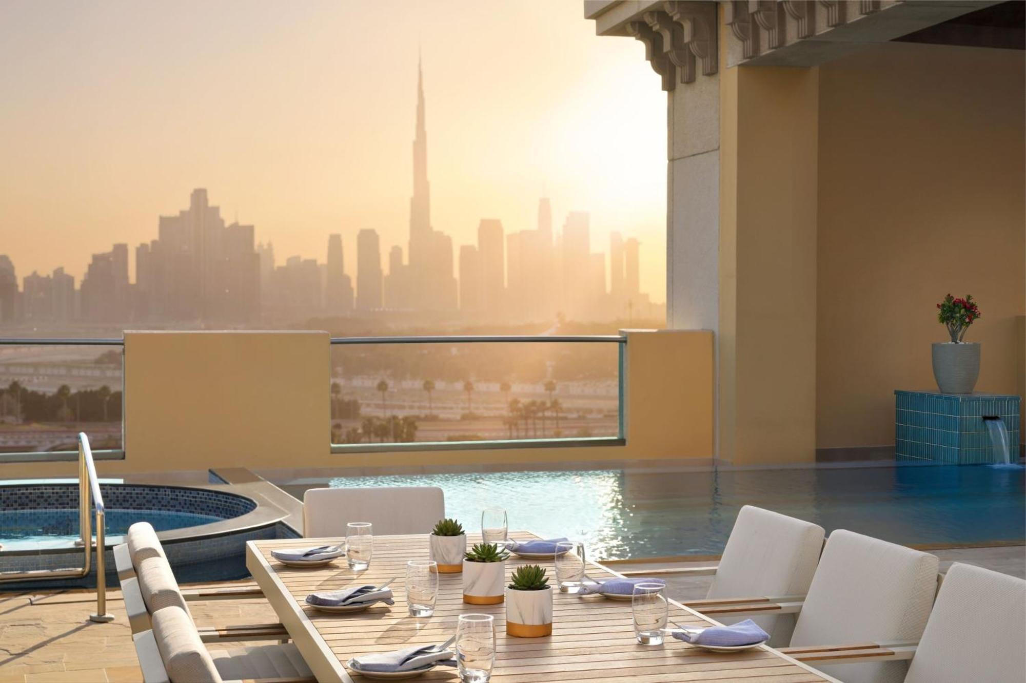 Marriott Hotel Al Jaddaf, Dubai Exterior foto The Address Downtown Dubai